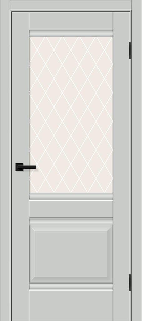Прима-3 Grey Silk White Сrystal